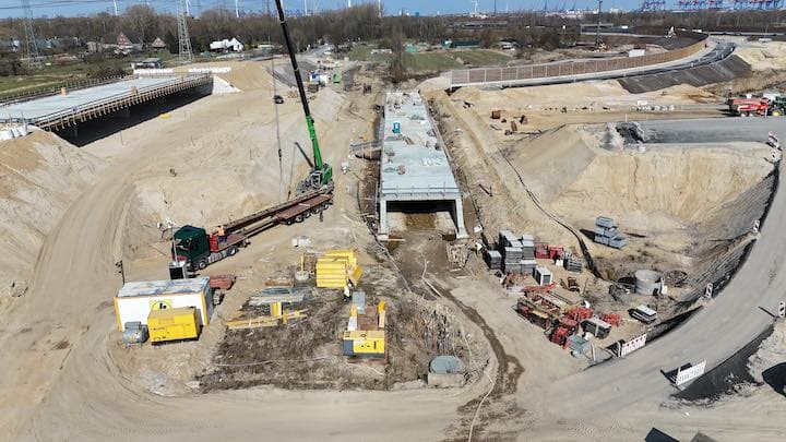 Bauwerke im Zuge der A26