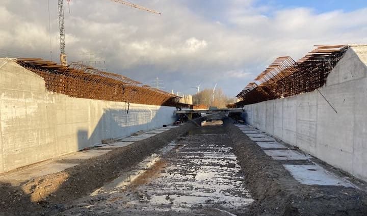 Bauwerke im Zuge der A26