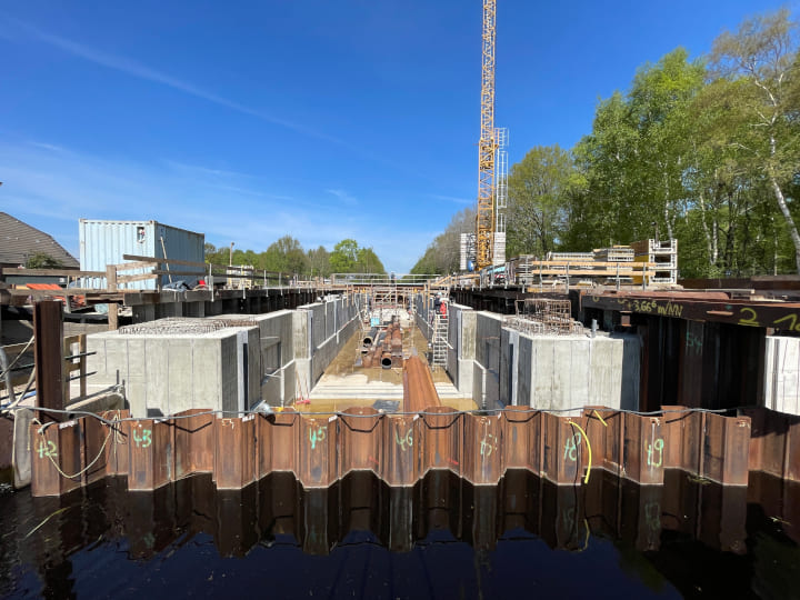 Ersatzneubau der Schleuse V – Nordgeorgsfehnkanal